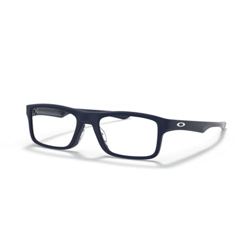 Oakley Plank 2.0 OX8081 808103 53MM Softcoat Universal Blue Rectangular Eyeglasses for Men for Women + BUNDLE With Designer iWear Eyewear Kit