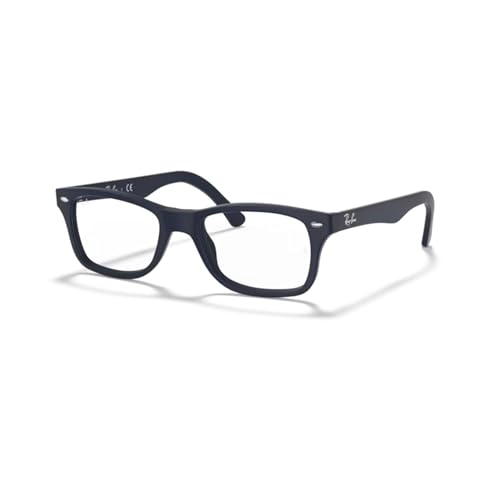 Ray-Ban RX5228 5583 50MM Sand Blue Square Eyeglasses for Men for Women + BUNDLE With Designer iWear Eyewear Kit