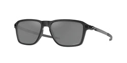 Oakley Wheel House OO9469 Square Sunglasses for Men + BUNDLE with Oakley Accessory Leash Kit (Dark Satin Black/Prizm Black, 54)+ BUNDLE with Designer iWear Care Kit