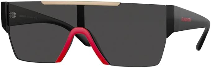 BE4291 346487 38MM Matte Black / Grey Rectangle Sunglasses for Men+ BUNDLE With Designer iWear Eyewear Kit