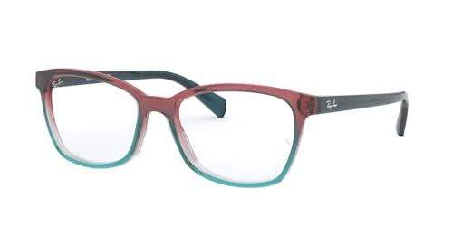 Ray-Ban RX5362 5834 52MM Blue/Red/Light Blue Gradient Butterfly Eyeglasses for Women + BUNDLE With Designer iWear Eyewear Kit