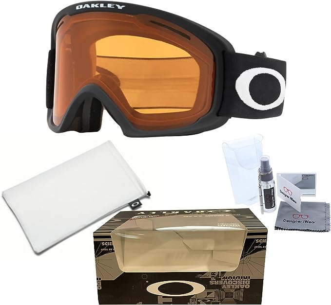Oakley O-Frame 2.0 Pro M OO7125 Matte Black w Persimmon Ski Goggles For Men For Women + BUNDLE with Designer iWear Eyewear Kit