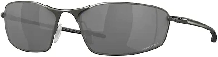 Oakley Whisker OO4141 414112 60MM Satin Olive / Prizm Black Oval Sunglasses for Men + BUNDLE With Oakley Accessory Leash + Designer iWear Kit