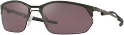 Oakley Wire Tap 2.0 OO4145 41450 60MM Pewter / Prizm Dally Polarized Rectangle Sunglasses for Men + BUNDLE With Oakley Accessory Leash + Designer iWear Kit