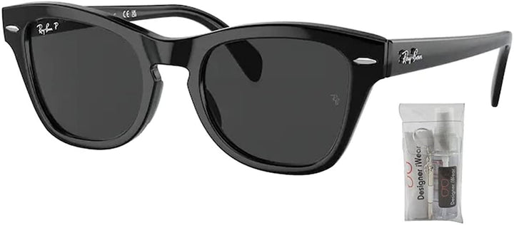 Ray Ban RB0707S 954/33 53MM Striped Havana / Brown Square Sunglasses for Men for Women + BUNDLE With Designer iWear Eyewear Kit